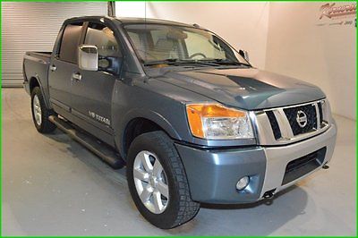 Nissan : Titan SL 4x4 Crew cab Truck Leather heated seats 6CD Aux FINANCING AVAILABLE!! 55k Miles Used 2011 Nissan Titan 4WD Pickup Tow pack