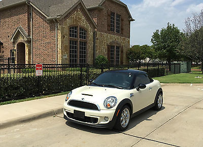 Mini : Cooper S Mini Cooper S Coupe 2012 mini cooper s coupe rare automatic pepper white low miles warranty