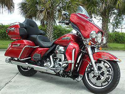 Harley-Davidson : Touring 2014 harley davidson ultra classic 1 owner 2 811 mi 5 k in upgrades warranty