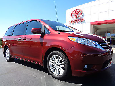 Toyota : Sienna XLE Nav FWD Rear DVD Entertainment Leather Heated  Certified 2013 Sienna XLE Premium Navigation Rear DVD Sunroof Leather Red Video