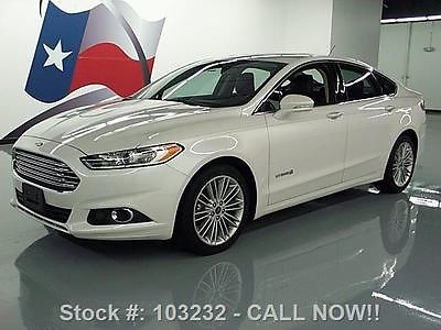Ford : Fusion SE HYBRID SUNROOF HTD LEATHER NAV 2014 ford fusion se hybrid sunroof htd leather nav 39 k 103232 texas direct auto