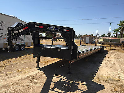 Lightly used  43 ft Flatbed auto/cargo trailer.