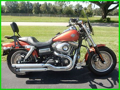 Harley-Davidson : Dyna 2011 harley davidson fat bob 6 spd loaded led headlights w s exhaust