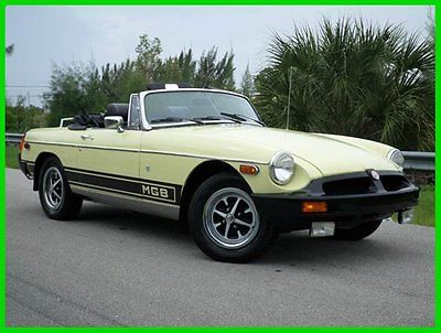 MG : Other CONVERTIBLE 4 SPEED MANUAL 1976 mg mgb convertible 4 speed manual classic car low mileage