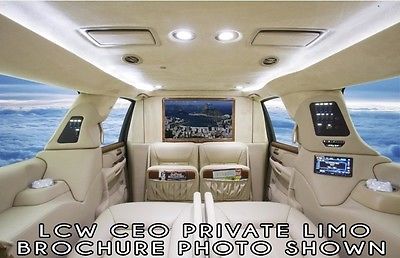 Cadillac : Escalade LIMO (LCW Automotive Private Limo CEO Edition) 2012 escalade esv lcw private limo ceo edition partition 12 k miles pristine