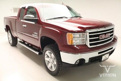 GMC : Sierra 1500 SLE Texas Edition Extended Cab 4x4 2013 gray cloth mp 3 auxiliary trailer hitch v 8 vortec we finance 60 k miles