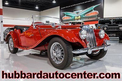 MG : T-Series Roadster 1954 mg tf super nice the best of the t series must see