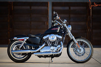 Harley-Davidson : Sportster 2012 harley davidson sportster in denim black with low miles