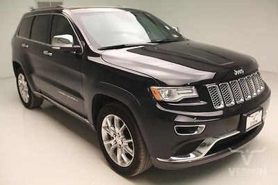 Jeep : Grand Cherokee Summit 4x4 2015 black leather remote entry steering controls v 6 vvt vernon auto group