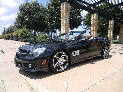 Mercedes-Benz : SL-Class AMG 2009 sl 63 designo trim heated and cooled seats pano roof keyless