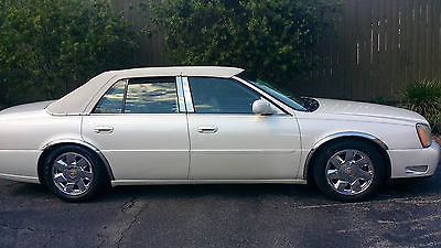 Cadillac : DTS 4dr sedan 2001 cadillac dts sedan white