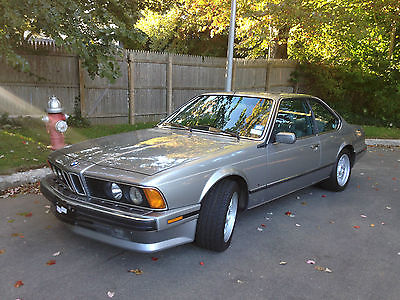 BMW : 6-Series 635csi 1988 bmw 635 csi 5 speed grey
