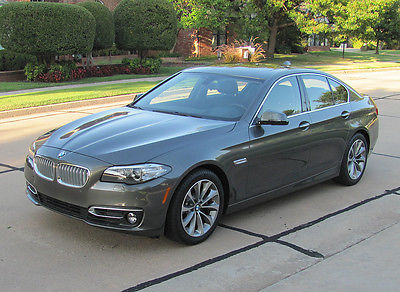 BMW : 5-Series 528i 2014 bmw 528 i only 7343 miles callisto grey metallic loaded factory warranty