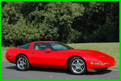 Chevrolet : Corvette 1996 Corvette LT1 5.7 V8 33K Miles LEATHER 1996 chevrolet corvette lt 1 5.7 v 8 33 k miles red chrome wheels trades welcome