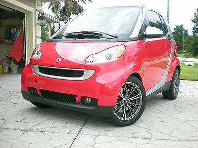 Smart Passion 2009 rally red smart fortwo passion coupe with oz wheels 1 owner