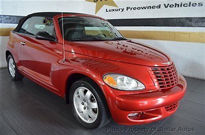 Chrysler : PT Cruiser 2dr Convertible Touring 1 owner clean carfax florida car convertible automatic low miles warranty