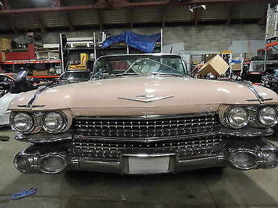 Cadillac : DeVille Coupe Les Gold's Personal 1959 Pink Cadillac Coupe DeVille Chop Top 2-Door 6.4L V8