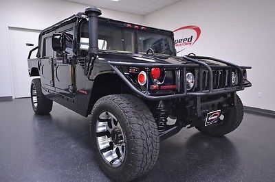 Hummer : H1 Open Top 1995 hummer h 1 open top gasoline conversion with remaining napa warranty