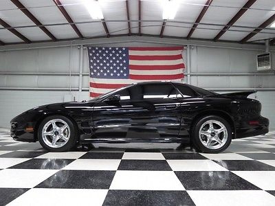Pontiac : Trans Am Trans Am WS6 Black WS6 T-Tops Coupe Manual Low Miles Warranty Leather LS1 5.7L V8 Rare Clean