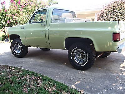 Chevrolet : C-10 DELUXE RUST FREE 1973 CHEVROLET C10 4X4 SWB PTO WINCH K10 NEW PAINT ,INTERIOR,TIRES