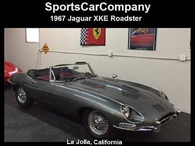 Jaguar : E-Type 1967 jaguar xke roadster all matching numbers collector car rare quality classic