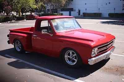 Chevrolet : C-10 red 383 stroker 700 r 4 vintage air a c heater 67 72