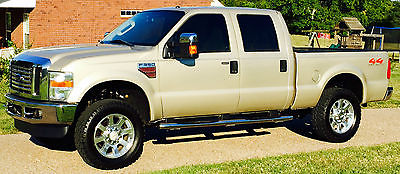 Ford : F-350 LARIAT 2008 ford f 350 diesel lariat crew cab 4 x 4 leather backup cam sunroof htd seat