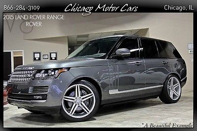 Land Rover : Range Rover 4dr SUV 2015 land rover range rover supercharged 4 wd 112 k msrp vision assist pkg wow