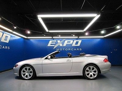BMW : 6-Series 650Ci BMW 650i SPORT Convertible Sport Navigation Heated Seats Xenon $84kMSRP!