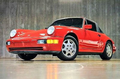 Porsche : 911 1990 porsche 911 964 targa 4 technic pkg serviced rare find