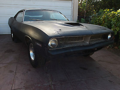 Plymouth : Barracuda AAR 1970 plymouth aar cuda rough project rally red rubber bumper shipping title