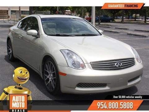 2005 Infiniti G Coupe G35 Coupe 2D