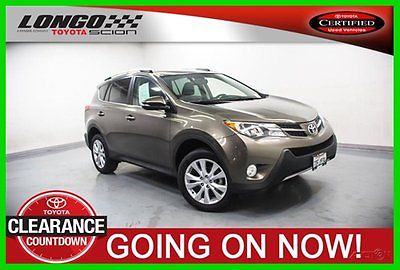 Toyota : RAV4 FWD 4dr Limited Certified 2013 fwd 4 dr limited used certified 2.5 l i 4 16 v automatic front wheel drive suv