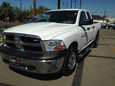 Dodge : Ram 1500 ST 2012 ram st 4 x 4 4 dr extended cab chrome side steps only hwy miles air lift