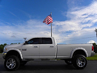 Ram : 2500 LIFTED*CUSTOM*LEATHER*22's*FUEL*37s 2014 white lifted custom leather 22 s fuel 37 s