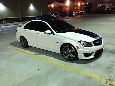 Mercedes-Benz : C-Class White 2012 mercedes c 63 amg new lower price