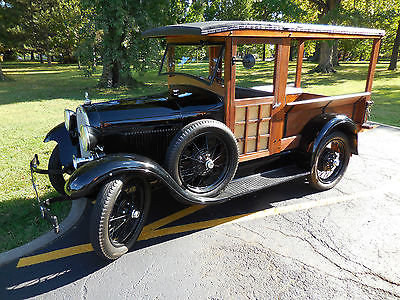 Ford : Model A Huckster Truck 1928 ford model a woodytruck
