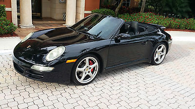 Porsche : 911 Carrera S 2005 2006 porsche 997 911 carrera s convertible black 6 speed we finance