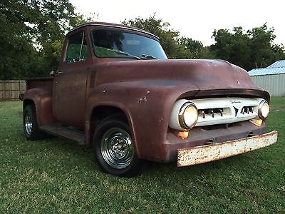 Ford : F-100 Deluxe 1953 ford f 100 pickup 351 c manual trans hot rod rat truck f 100 look