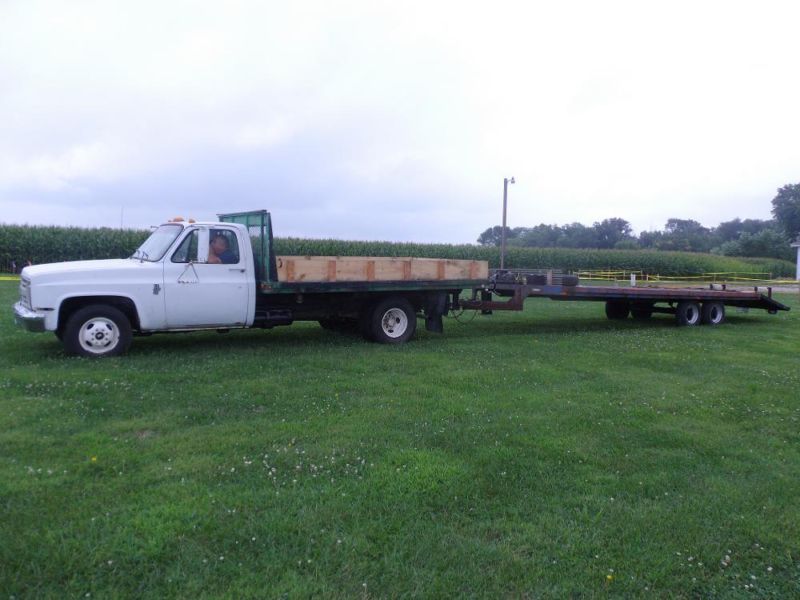1988 Chevrolet one ton and Trailer