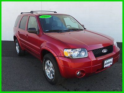 Ford : Escape Limited 4WD Leather Heated Seats CD Aux Bluetooth 2006 limited used 3 l v 6 24 v automatic auto 4 x 4 4 wd suv leather heated bluetooth