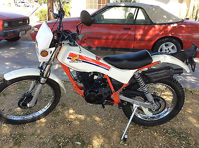 Honda : Other 1986 honda reflex tlr 200 dual sport trials 3462 miles rare motorcycle