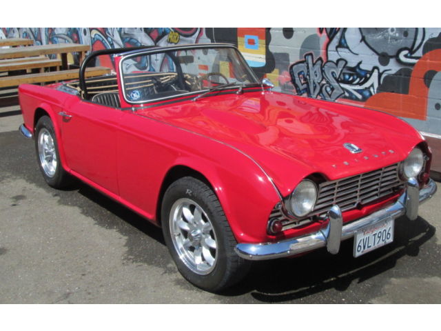 Triumph : Other TR-4 1964 triumph tr 4 roadster fully restored updated excellent example