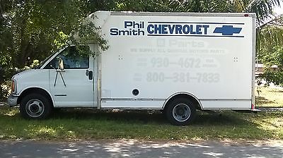 Chevrolet : Express G3500 2002 chevrolet g 3500 express cutaway c 3 12 foot box truck