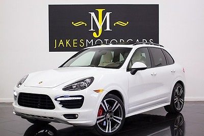 Porsche : Cayenne GTS ($104K MSRP) 2014 cayenne gts 104 k msrp white on cream 19 k miles loaded with options
