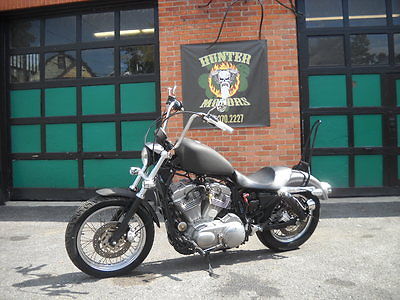Harley-Davidson : Sportster 2007 harley davidson xl 883 l old skool custom mat black paint ape hangers kool