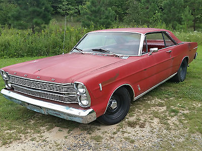 Ford : Galaxie 500 1966 ford galaxie 500 2 door fastback manual on floor 63 b