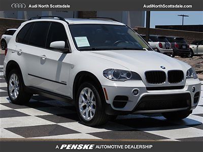 BMW : X5 3.5 xDRIVE FACTORY WARRANTY Used White 2013 X5 AWD Heated Seats Pano Roof Bluetooth Beige Interior