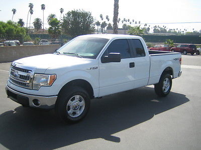 Ford : F-150 XL 2014 ford f 150 4 x 4 white extra cab pick up