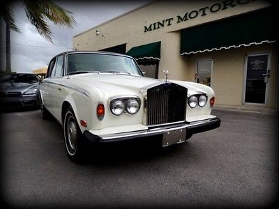 Rolls-Royce : Silver Spirit/Spur/Dawn Silver Wraith II LWB WHITE/BROWN/BROWN TOP, FUEL INJECTED, CALIFORNIA LEGAL, NICE ORIGINAL CONDITION
